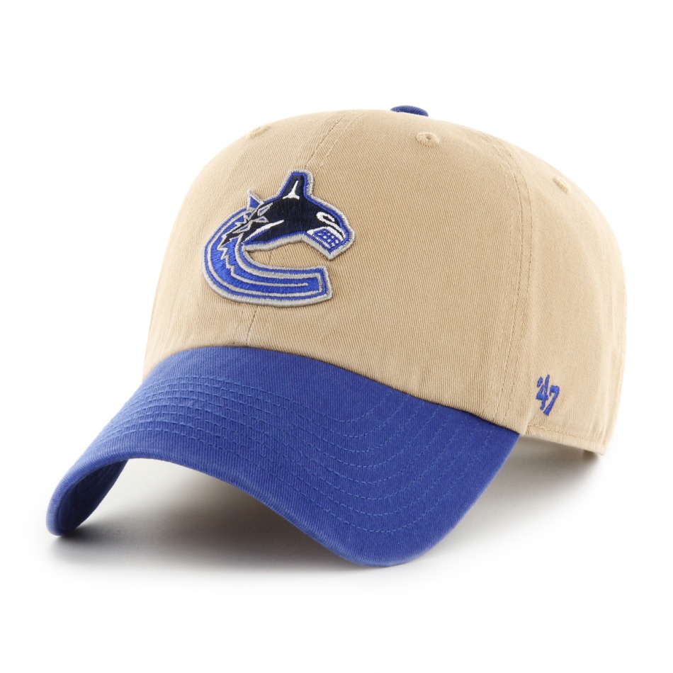 Vancouver Canucks čepice baseballová kšiltovka Two Tone 47 CLEAN UP w/ No Loop Label