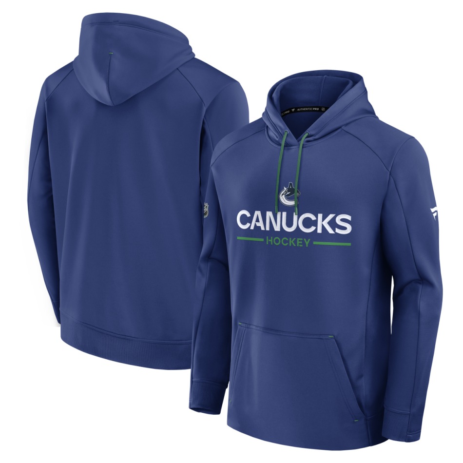 Vancouver Canucks pánská mikina s kapucí Authentic Pro Rink Poly Fleece POH