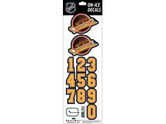 Vancouver Canucks samolepky na helmu decals retro