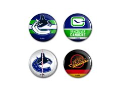 Vancouver Canucks placka Button 4 Pack