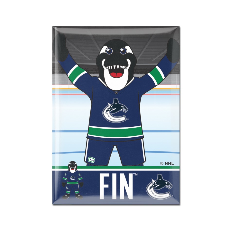 Vancouver Canucks magnetka Metal Mascot - Vancouver Canucks ostatní suvenýry