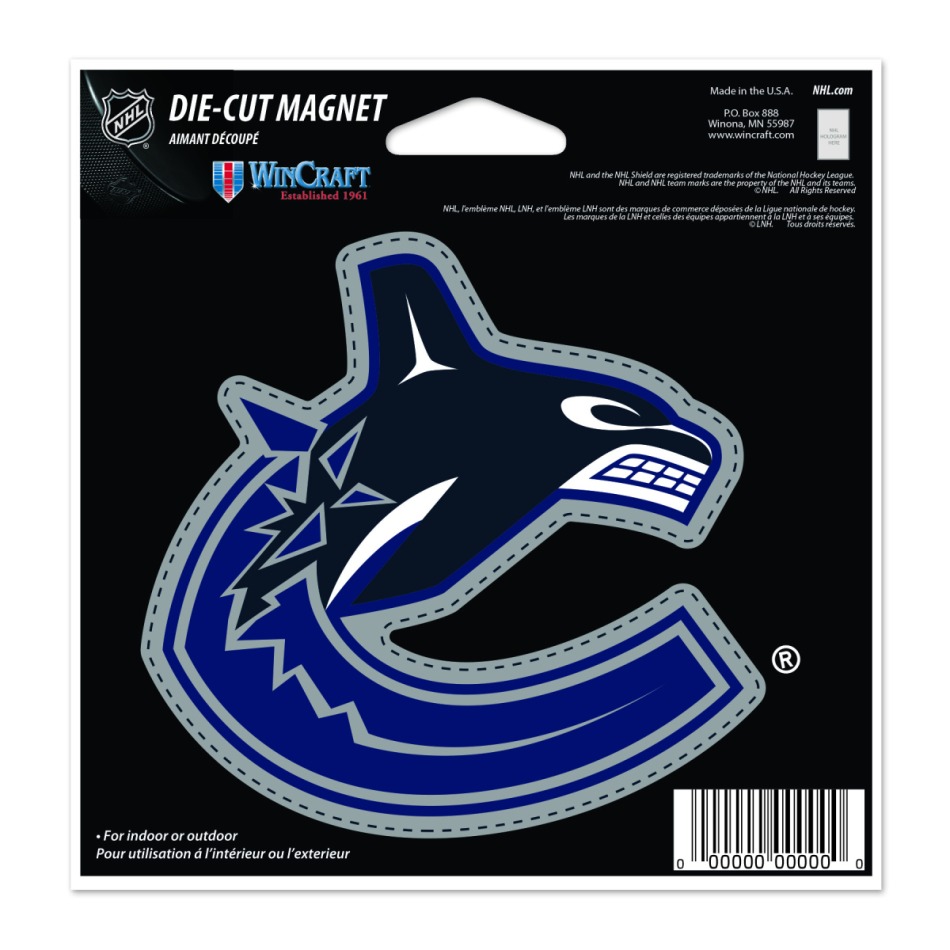 Vancouver Canucks magnetka Die Cut - Vancouver Canucks ostatní suvenýry