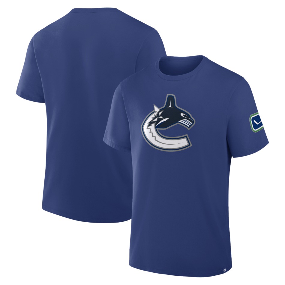 Vancouver Canucks pánské tričko Hat Trick blue