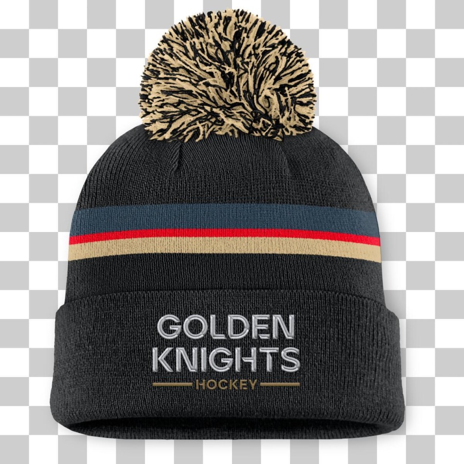 Vegas Golden Knights dámská zimní čepice Authentic Pro W/Cap Cuffed Pom Beanie - Vegas Golden Knights dámské oblečení