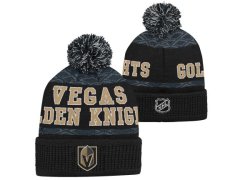 Vegas Golden Knights dětská zimní čepice Puck Pattern Cuffed Pom