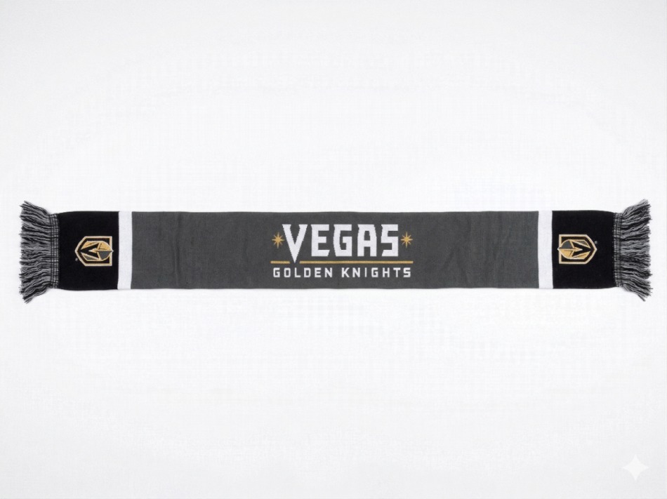 Vegas Golden Knights dětská šála Jacquard Scarf