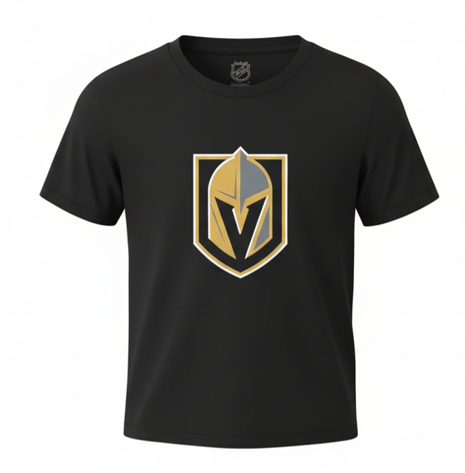 Vegas Golden Knights dětské tričko Apro Logo Ss Ctn Tee black
