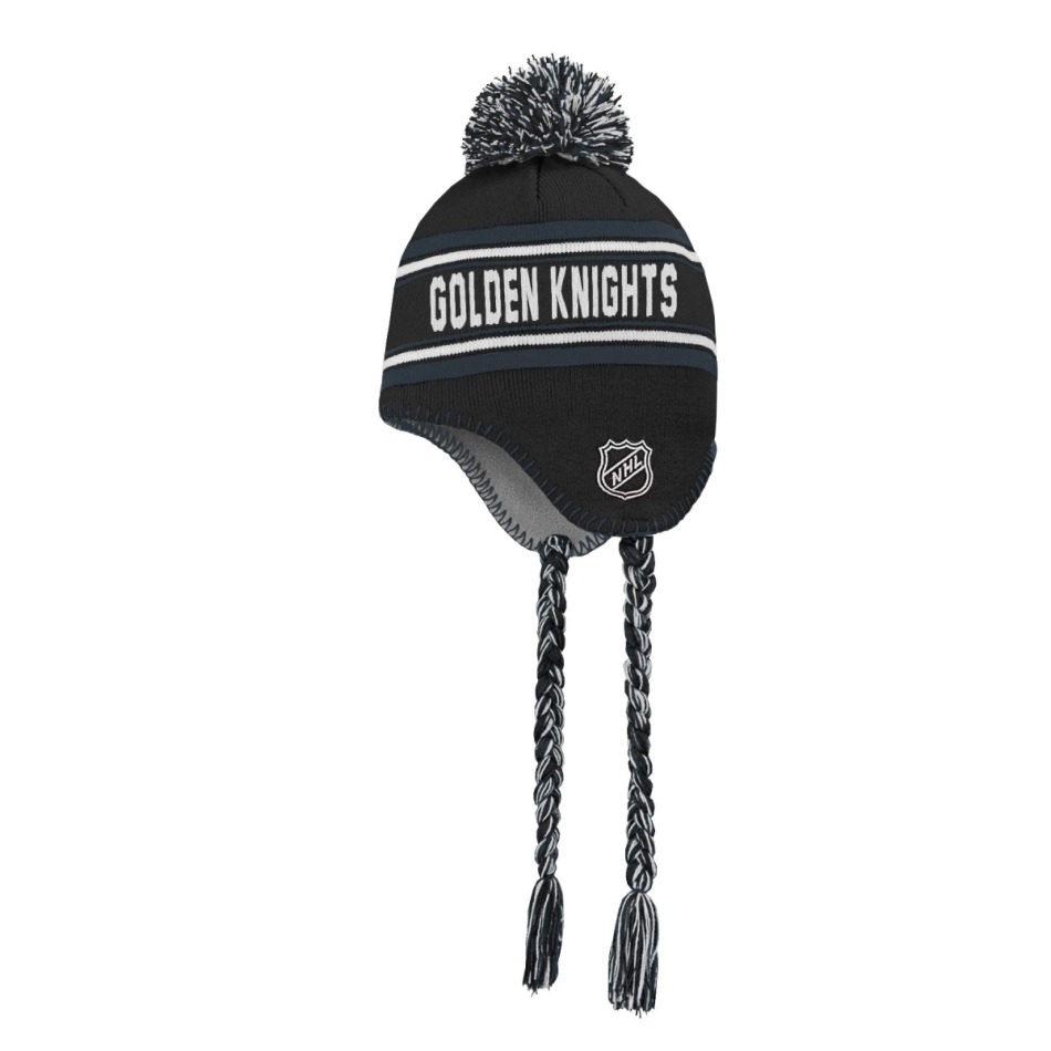 Vegas Golden Knights dětská zimní čepice Jacquard tassel - Vegas Golden Knights dětské oblečení