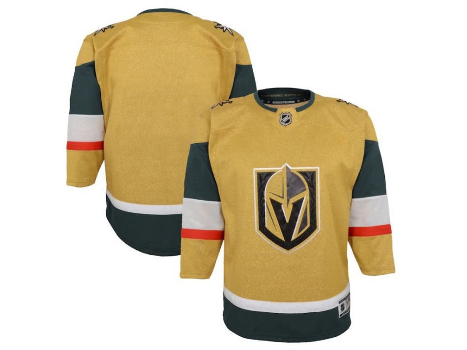 Vegas Golden Knights dětský hokejový dres Premier Home gold - Vegas Golden Knights dětské oblečení