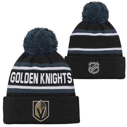 Vegas Golden Knights dětská zimní čepice 3Rd Jersey Jacquard Cuff Pom - Vegas Golden Knights dětské oblečení