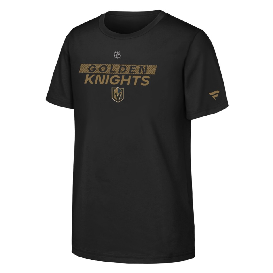 Vegas Golden Knights dětské tričko Apro Wordmark black - Vegas Golden Knights dětské oblečení
