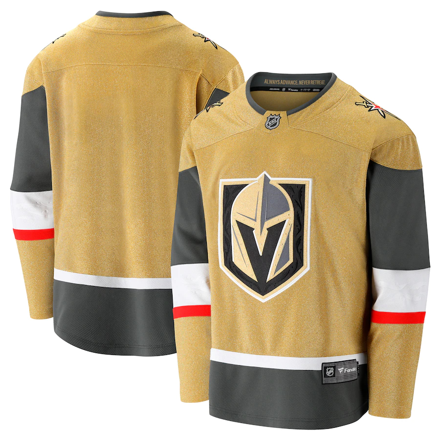 Vegas Golden Knights hokejový dres Alternate Premier Breakaway Jersey - Gold - Vegas Golden Knights dresy