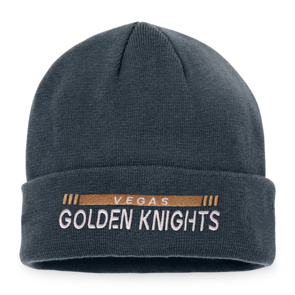Vegas Golden Knights zimní čepice Cuffed Knit Black - Vegas Golden Knights kšiltovky, čepice, rukavice