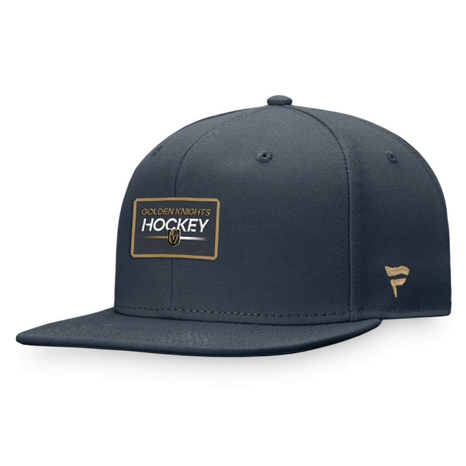 Vegas Golden Knights čepice flat kšiltovka Authentic Pro Prime Flat Brim Snapback grey - Vegas Golden Knights kšiltovky, čepice, rukavice