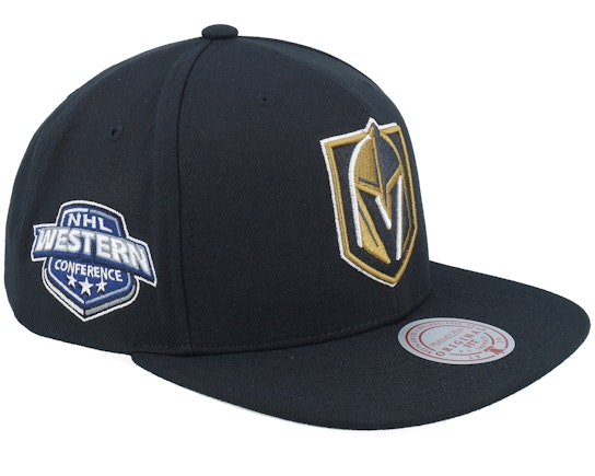 Vegas Golden Knights čepice flat kšiltovka Conference Patch Snapback - Vegas Golden Knights kšiltovky, čepice, rukavice