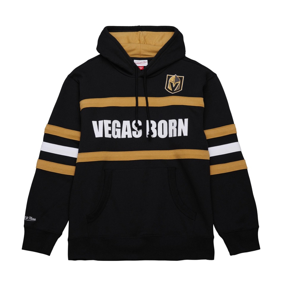 Vegas Golden Knights pánská mikina s&nbsp;kapucí Head Coach Hoodie Current Logo - Vegas Golden Knights mikiny, bundy, kalhoty