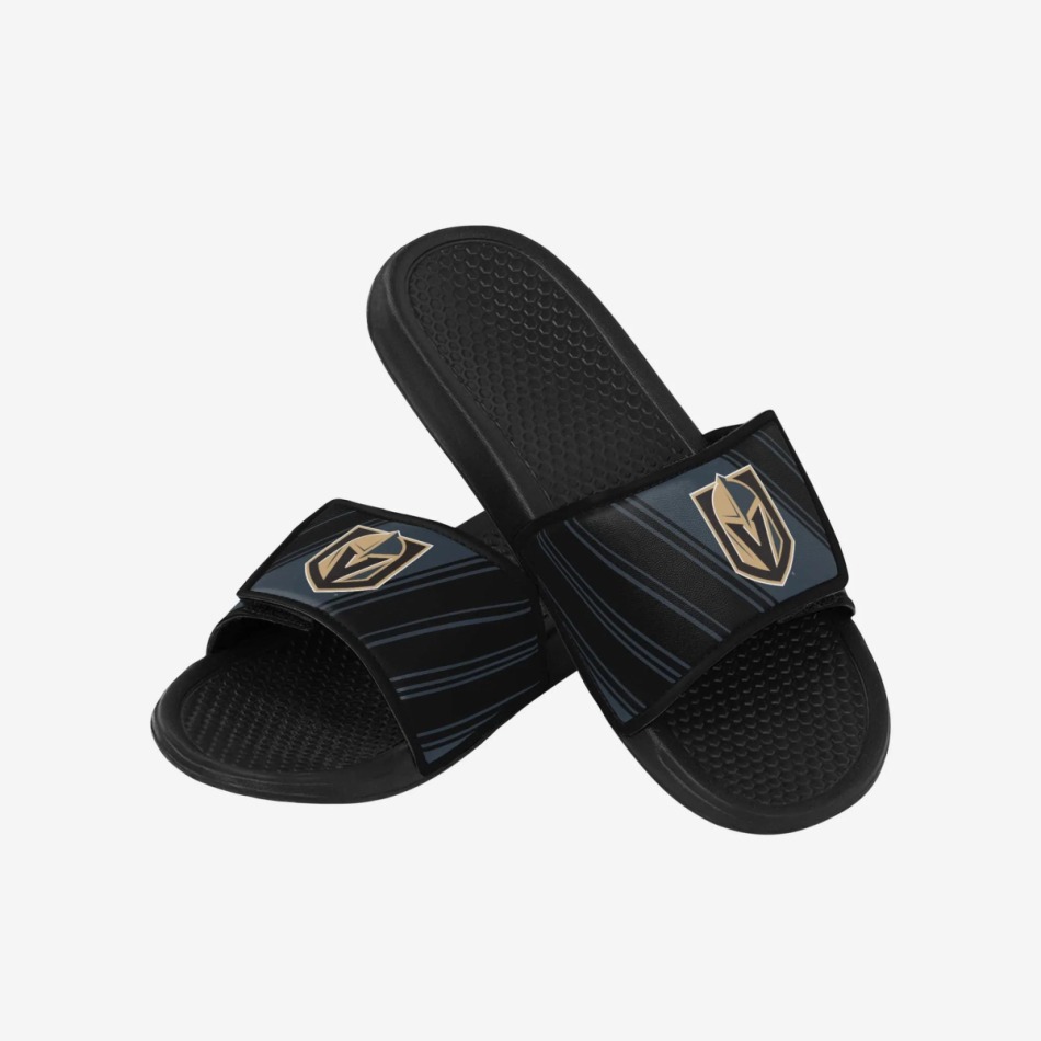 Vegas Golden Knights pánské pantofle Legacy Velcro Sport Slide Slipper