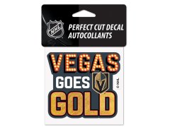 Vegas Golden Knights samolepka Perfect Cut Decal SLOGAN