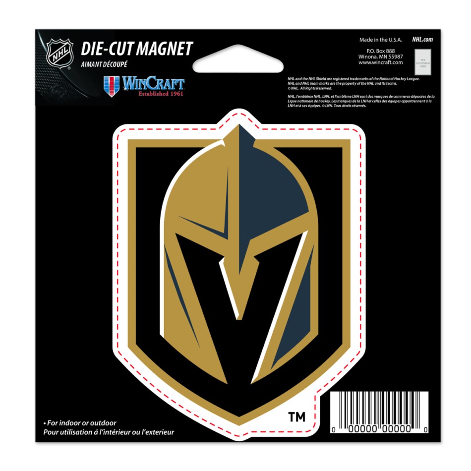 Vegas Golden Knights magnetka Die Cut - Vegas Golden Knights ostatní suvenýry