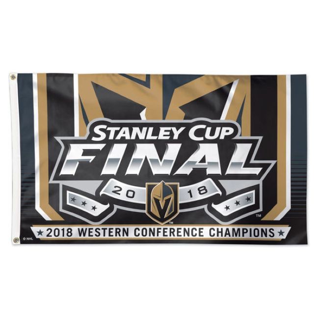Vlajka 2018 Western Conference Champions On-Ice Flag Knights