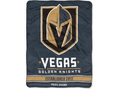 Vegas Golden Knights deka Plush Micro Throw Logo