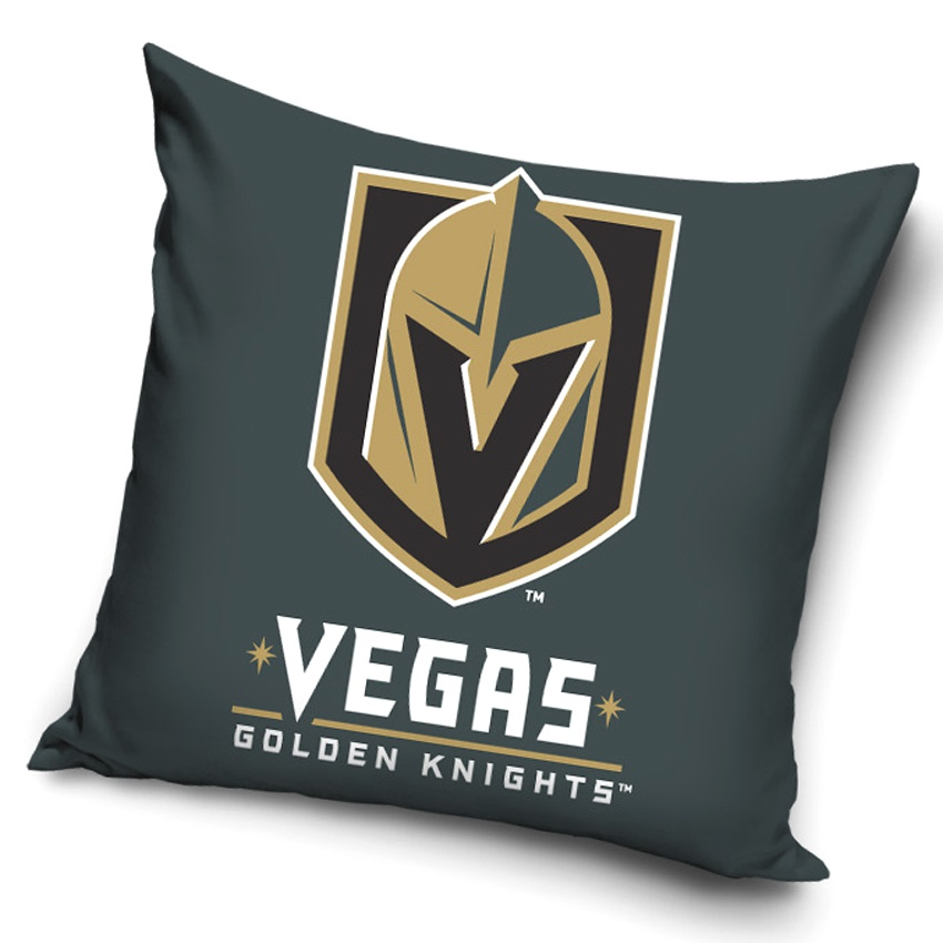 Vegas Golden Knights polštářek Grey - Vegas Golden Knights povlečení, ručníky, deky