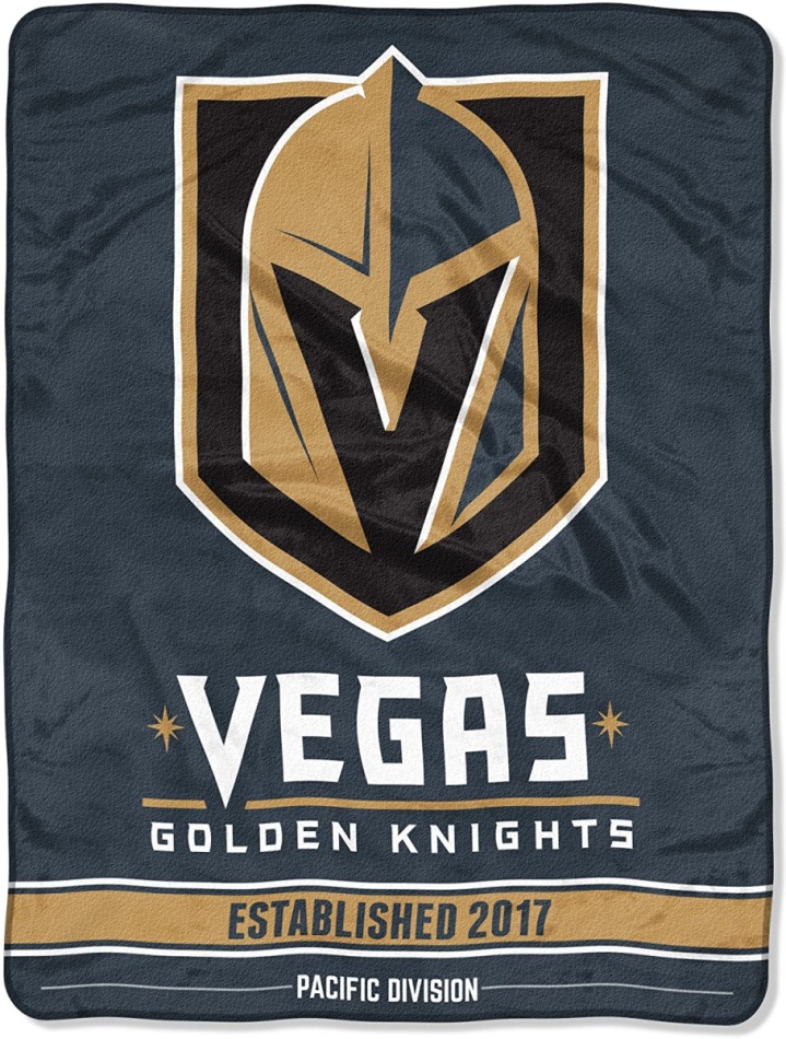 Vegas Golden Knights deka Plush Micro Throw Logo - Vegas Golden Knights povlečení, ručníky, deky