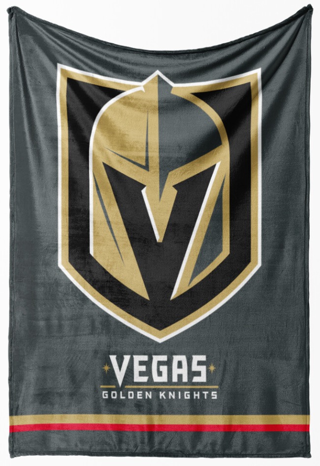 Vegas Golden Knights fleecová deka Essential 150x200 cm - Vegas Golden Knights povlečení, ručníky, deky