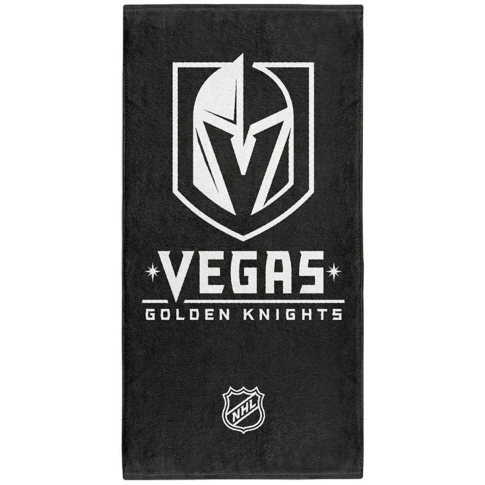 Vegas Golden Knights osuška Classic black - Vegas Golden Knights povlečení, ručníky, deky
