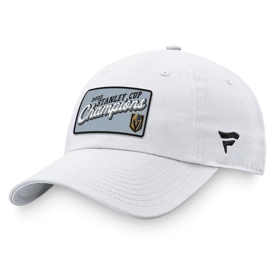 Vegas Golden Knights dámská čepice baseballová kšiltovka 2023 Stanley Cup Champions Adjustable Hat white - Vegas Golden Knights stanley Cup 2023