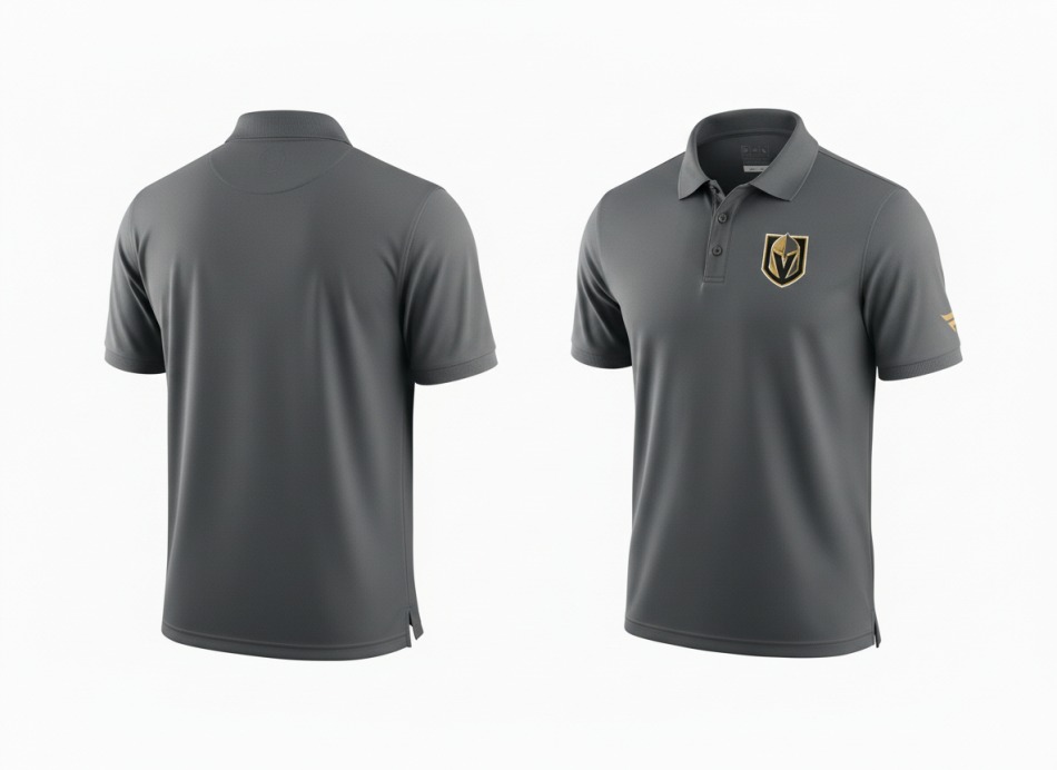 Vegas Golden Knights pánské polo tričko Authentic Rinkside Performance - Vegas Golden Knights trička, polo trička, košile