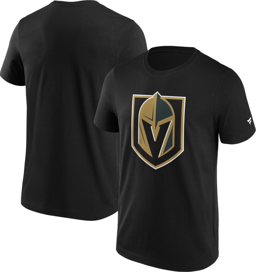 Vegas Golden Knights pánské tričko Primary Logo Graphic black - Vegas Golden Knights trička, polo trička, košile