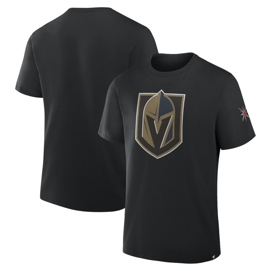 Vegas Golden Knights pánské tričko Hat Trick black - Vegas Golden Knights trička, polo trička, košile