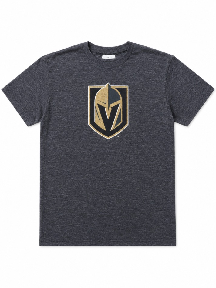 Vegas Golden Knights pánské tričko NHL Distressed Grey - Vegas Golden Knights trička, polo trička, košile