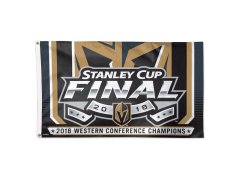 Vegas Golden Knights vlajka 2018 Western Conference Champions On-Ice Flag