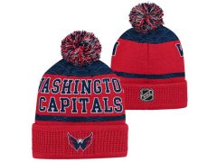 Washington Capitals dětská zimní čepice Puck Pattern Cuffed Pom