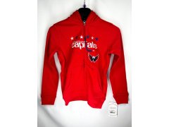 Washington Capitals dětská mikina s&nbsp;kapucí Stated Full Zip Hoodie