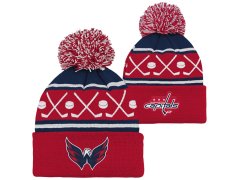 Washington Capitals dětská zimní čepice NHL Face-Off Cuff Pom