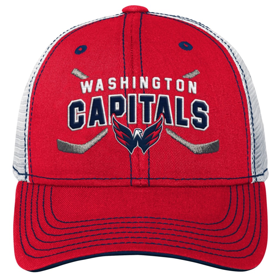 Washington Capitals dětská čepice baseballová kšiltovka Lockup Meshback Adjustable - Washington Capitals dětské oblečení