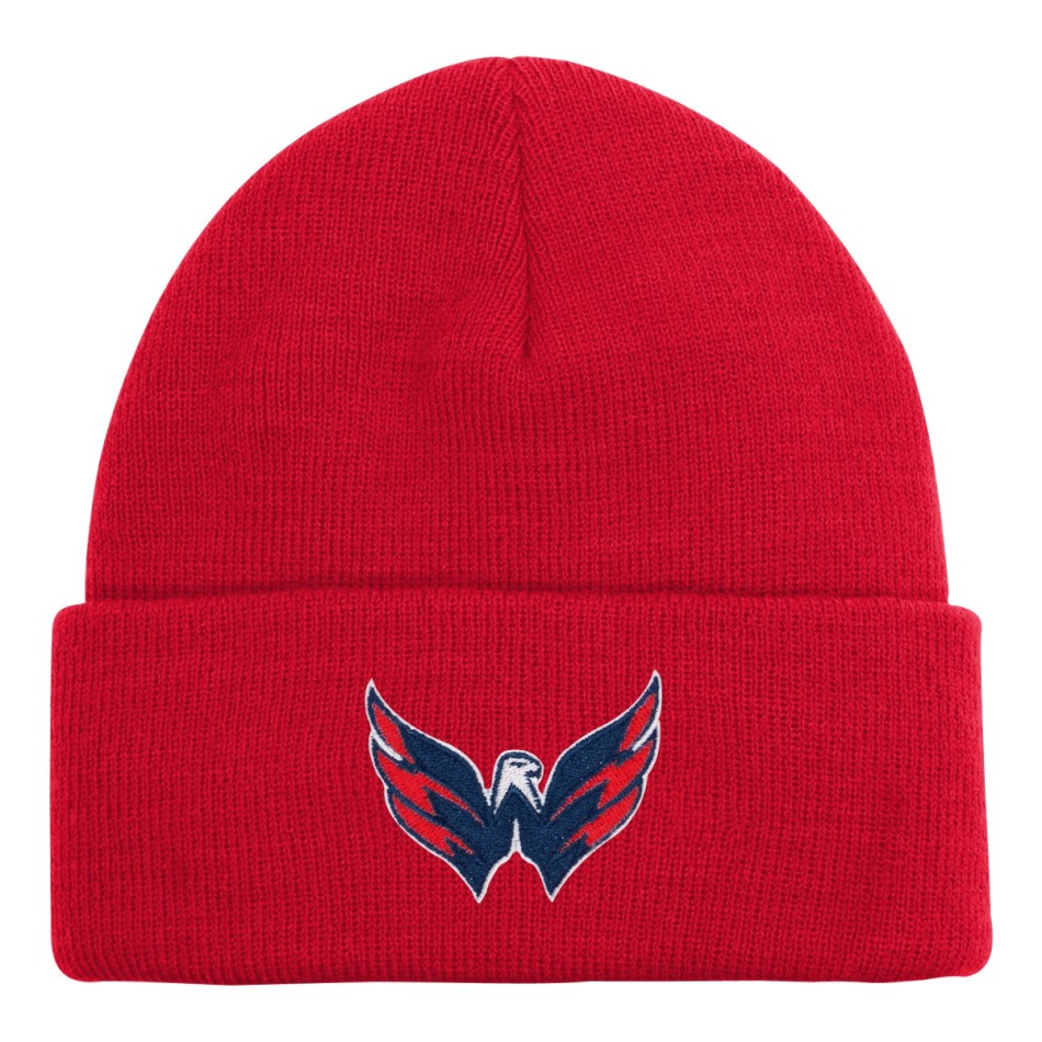 Washington Capitals dětská zimní čepice Cuffed Knit - Washington Capitals dětské oblečení