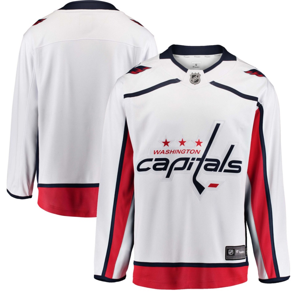 Washington Capitals hokejový dres white Breakaway Away Jersey - Washington Capitals dresy
