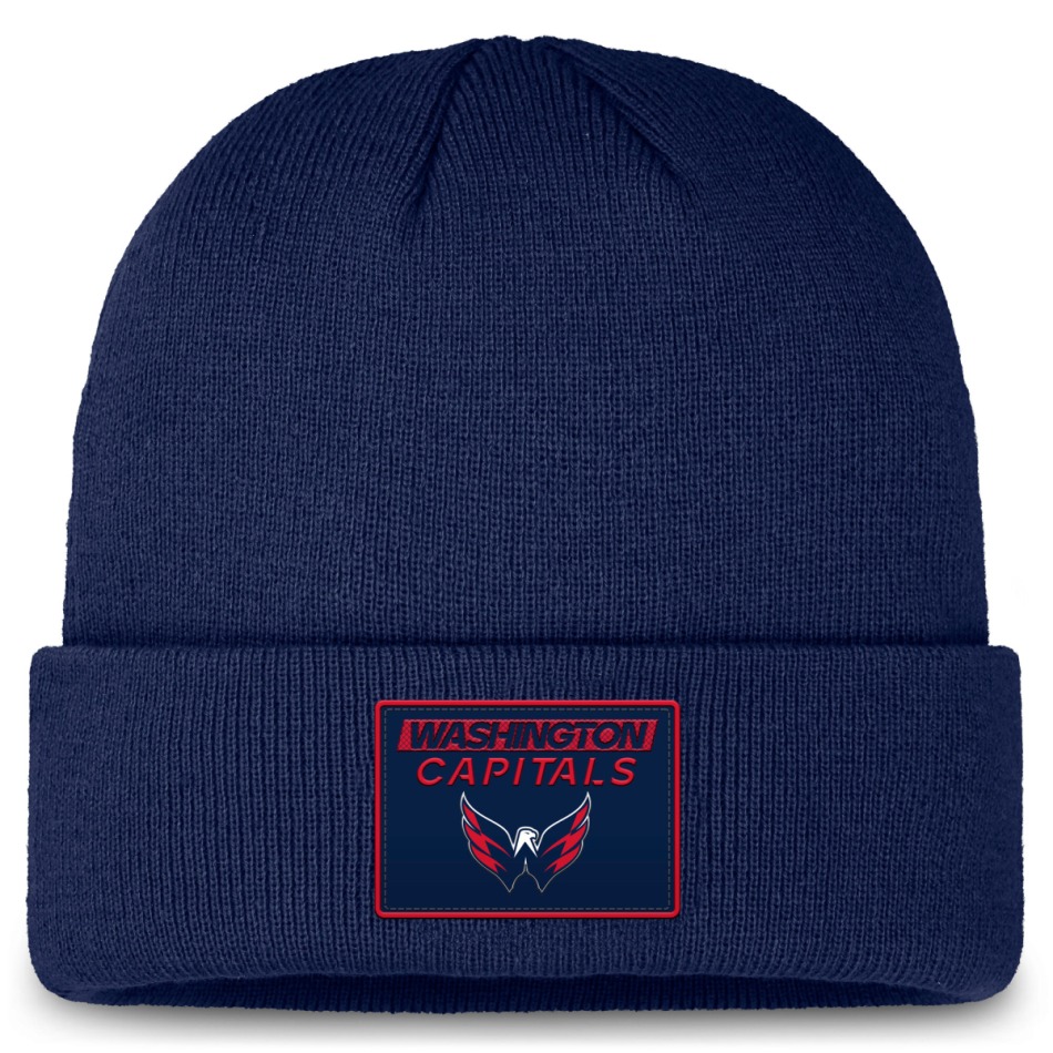 Washington Capitals zimní čepice Authentic Pro Rink Prime Cuffed Beanie - Washington Capitals kšiltovky, čepice, rukavice