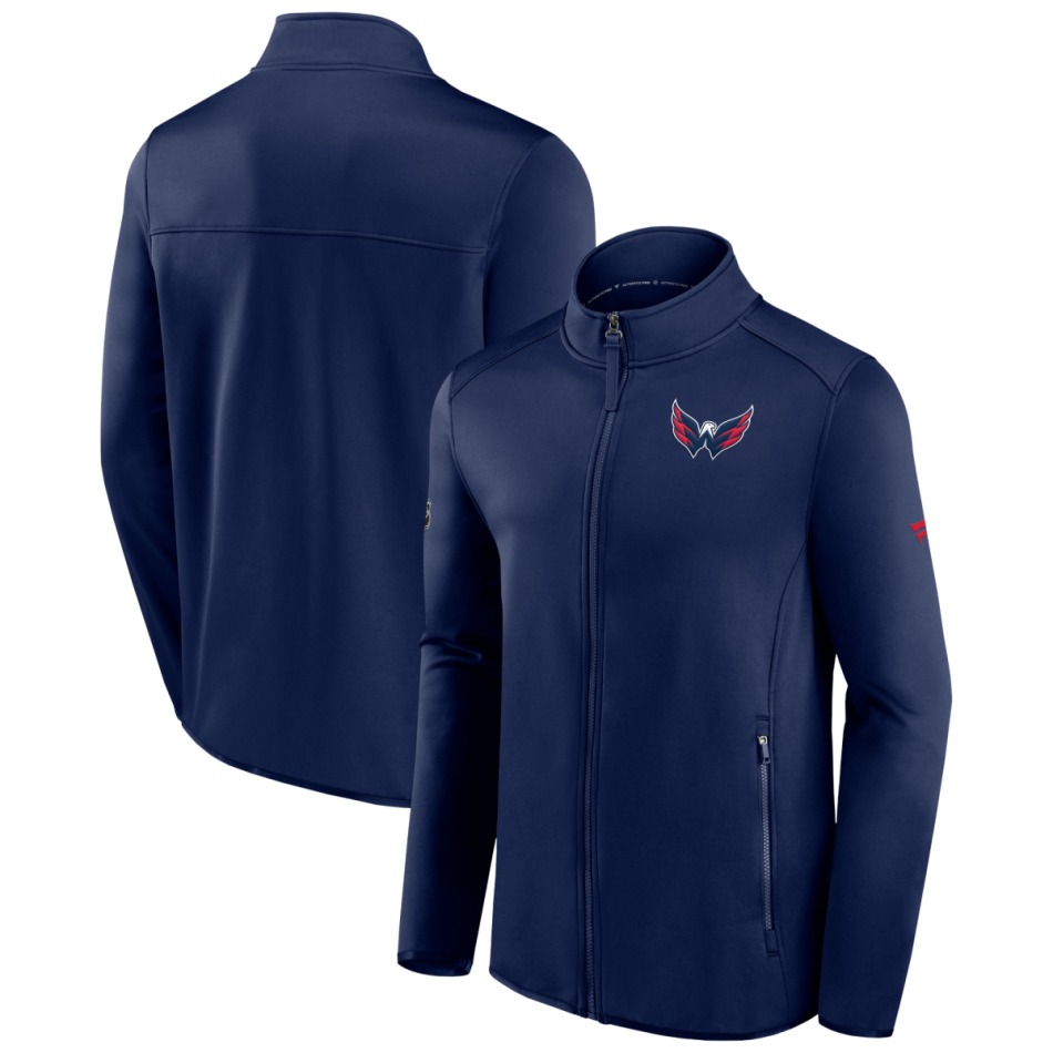 Washington Capitals pánská bunda RINK Fleece Jacket Athletic Navy-Athletic Navy - Washington Capitals mikiny, bundy, kalhoty