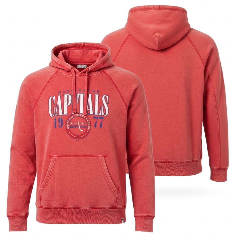 Washington Capitals pánská mikina s kapucí A/LS Hoodie red