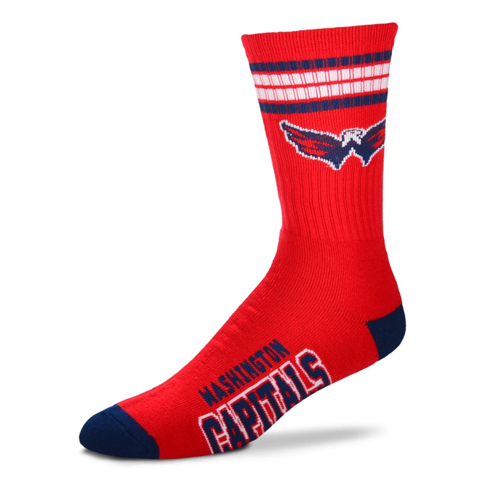 Washington Capitals ponožky 4 Stripes Crew