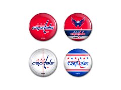 Washington Capitals placka Button 4 Pack
