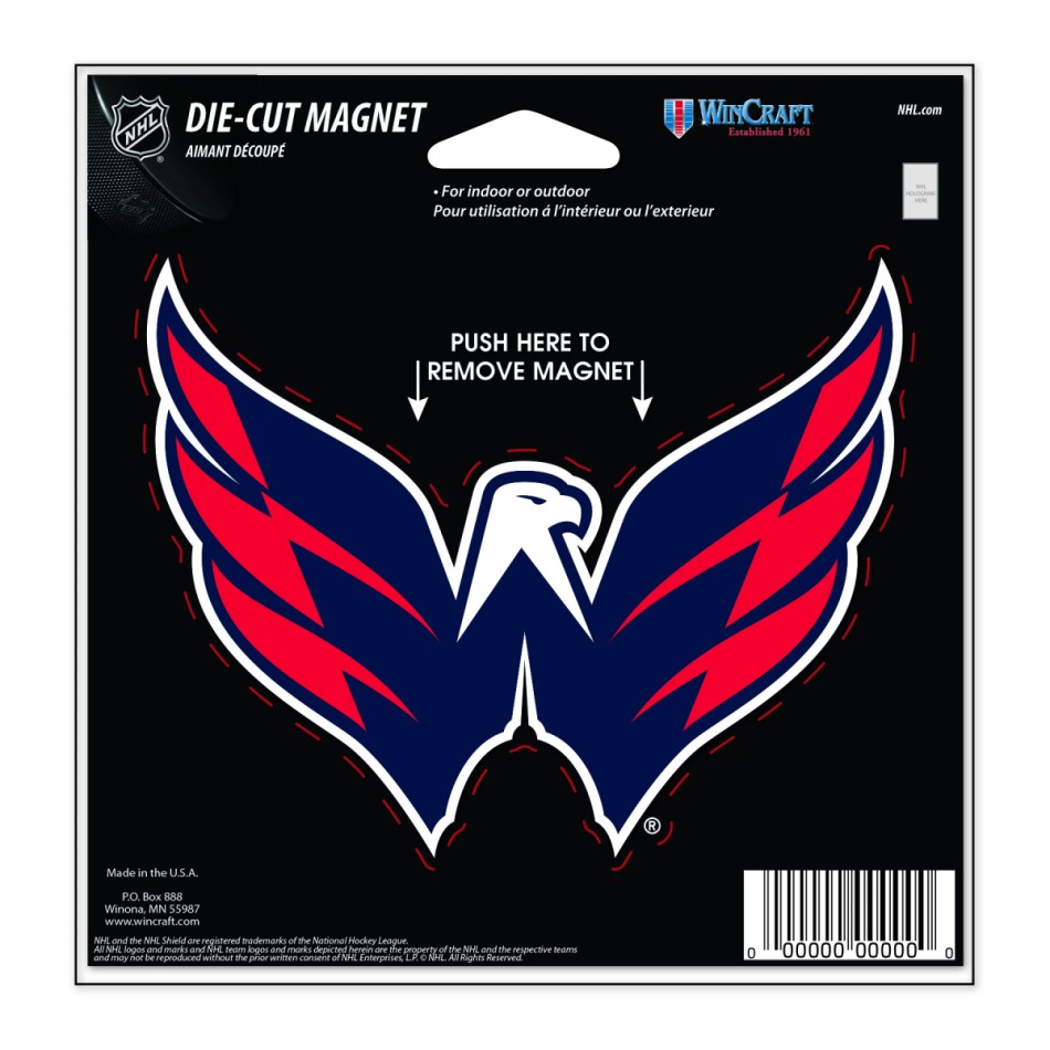 Washington Capitals magnetka Die Cut - Washington Capitals ostatní suvenýry