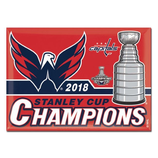 Magnet 2018 Stanley Cup Champions Fridge  Capitals - Washington Capitals Ostatní