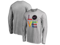 Washington Capitals pánské tričko s dlouhým rukávem grey Hockey Is For Everyone Love Square
