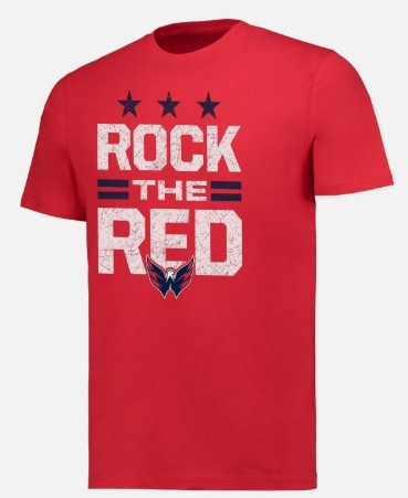 Washington Capitals pánské tričko 47 Hometown red - Washington Capitals trička, polo trička, košile
